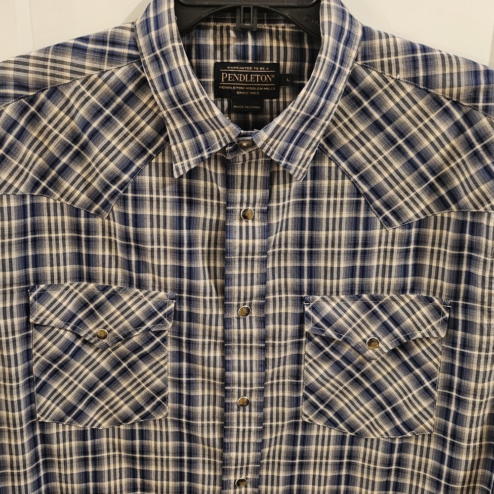 Pendleton Frontier Short-Sleeve Snap-Button Weste… - image 2